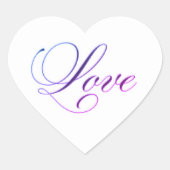 autocollants coeur Love (Devant)
