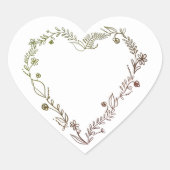 autocollants coeur Love (Devant)