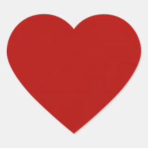 Autocollants Cœur Rouge 