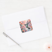 autocollants colibri floral (Enveloppe)