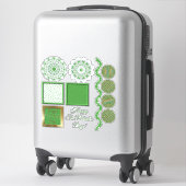Autocollants - Collection de la Saint-Patrick (Sur valise)