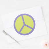 Autocollants colorés des signes de paix (Enveloppe)