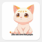 autocollants - Comme des chats plus que des gens (Devant)