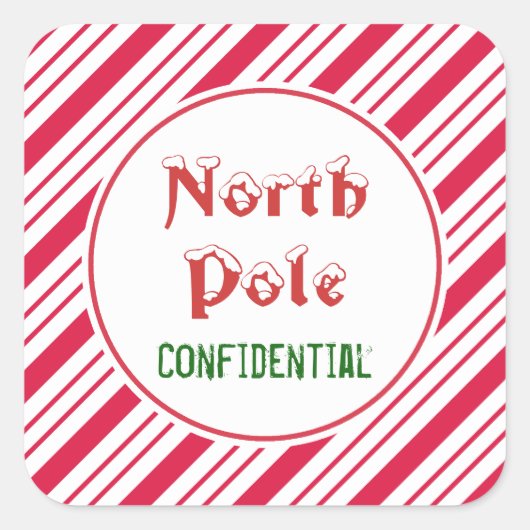 Autocollants confidentiels du pôle Nord (Devant)