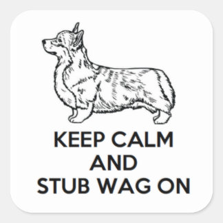 Autocollants Corgi "Keep Calm"