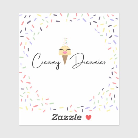 Autocollants Creamy Dreamies (Feuille)