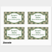 Autocollants Cuisine Country Green (Feuille)