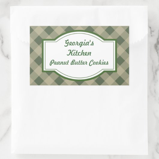 Autocollants Cuisine Country Green (Sac)
