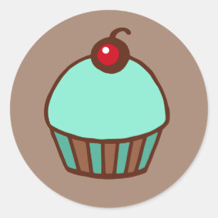 Autocollants Cupcake