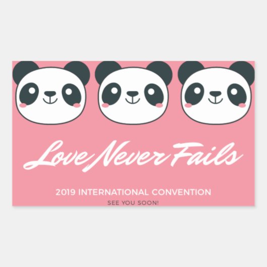 Autocollants Cute Panda (Devant)