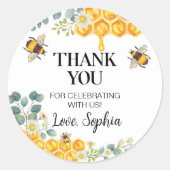 Autocollants d'abeille pour Baby Shower d'annivers (Devant)