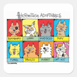 Autocollants d'Adoptables-