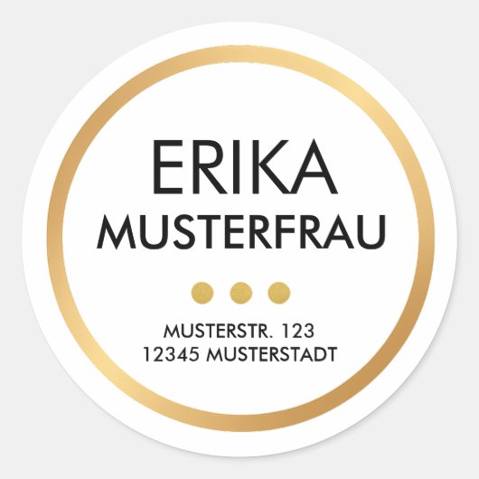 autocollants d'adresse (20 pièces) (Devant)