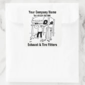 Autocollants d'affaires Ehaust & Tire Fitters (Sac)