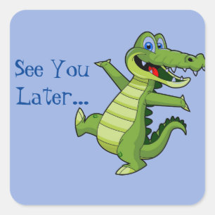 Autocollants d'alligator