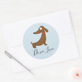 Autocollants d'amour de teckel (Doxie) (Enveloppe)