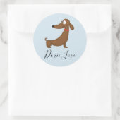 Autocollants d'amour de teckel (Doxie) (Sac)
