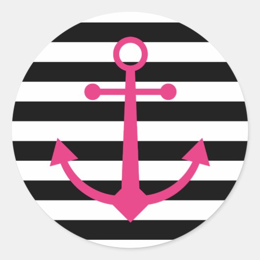 Autocollants d'ancrage noir et blanc (Devant)