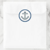 Autocollants d'ancre bleu marine (Sac)