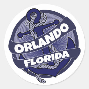 Autocollants d'ancre Orlando Florida