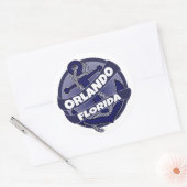 Autocollants d'ancre Orlando Florida (Enveloppe)