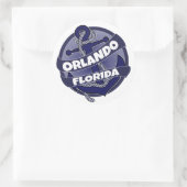 Autocollants d'ancre Orlando Florida (Sac)