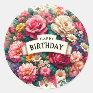 Autocollants d'anniversaire