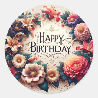 Autocollants d'anniversaire