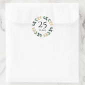 autocollants d'anniversaire 25 ans (Sac)