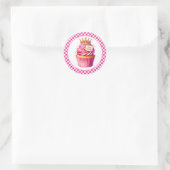 Autocollants d'anniversaire Cupcake (Sac)
