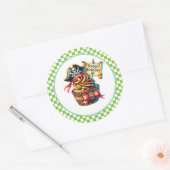 Autocollants d'anniversaire Cupcake (Enveloppe)