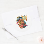 Autocollants d'anniversaire Cupcake (Enveloppe)