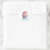 Autocollants d'anniversaire Cupcake (Sac)