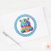 Autocollants d'anniversaire Cupcake (Enveloppe)