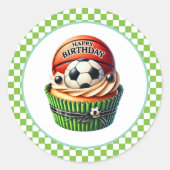 Autocollants d'anniversaire Cupcake (Devant)