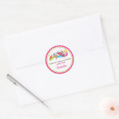 Autocollants d'anniversaire de Candyland (Enveloppe)