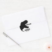 Autocollants d'anniversaire de dinosaure (Enveloppe)
