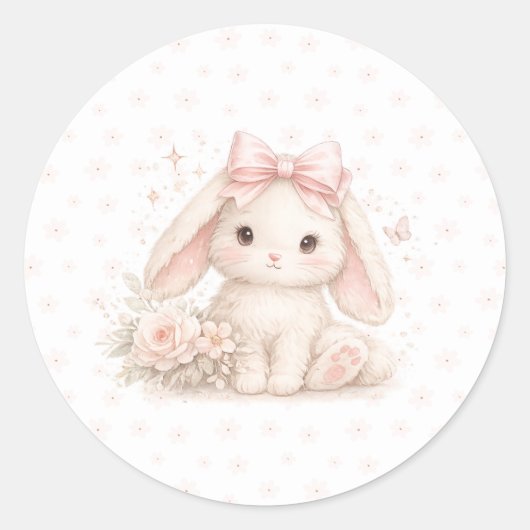 Autocollants d'anniversaire de Petit Lapin (Devant)