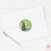 Autocollants d'anniversaire Party Squirrel (Enveloppe)