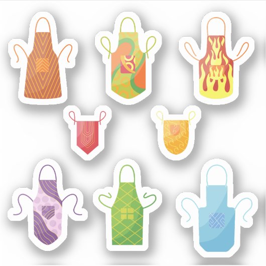 Autocollants d'arpron (Devant)