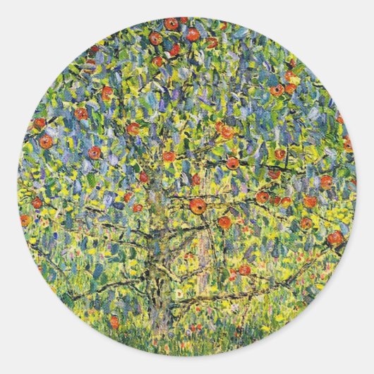 Autocollants d'art Gustav Klimt peinture L'Apple T (Devant)