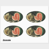 Autocollants d'art "Melons" (Feuille)