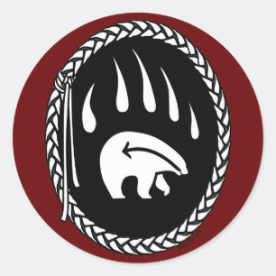 Autocollants d'art pour ours tribaux Premières nat