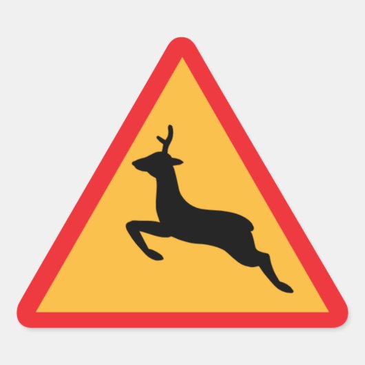 Autocollants d'avertissement aux cerfs (Devant)