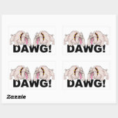 autocollants DAWG ! (Feuille)