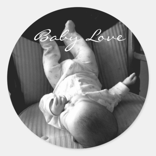 autocollants de baby shower (Devant)