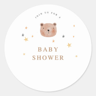 autocollants de baby shower