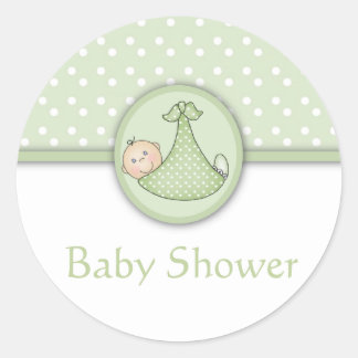 Autocollants de Baby shower personnalisables