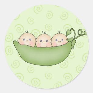 Autocollants de Baby shower personnalisables
