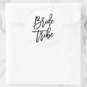 Autocollants de bachelorette de la tribu Mariée (Sac)